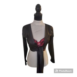 Betsey Johnson Vintage 80s Wrap Top